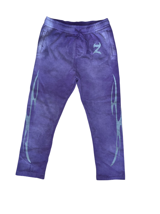 Purple "Tribal" Sweats