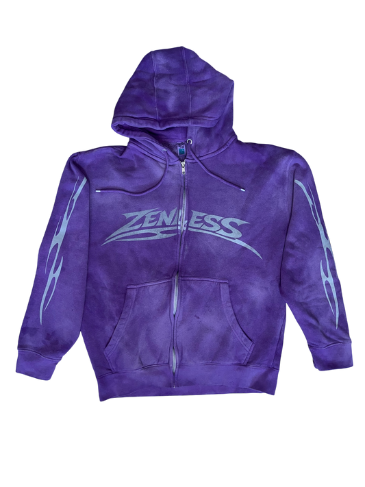 Purple "Tribal" Zip-Up